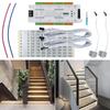 Motion Sensor LED Stair Light Controller Kit DC 12V 24V 32 Channels Step PIR Automatic Controler for Stairway Staircase Lighting