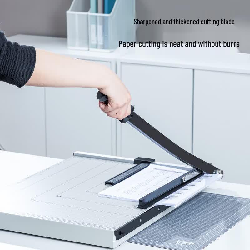 Deli 8011 Steel Manual Paper Cutter CN Plug (adapter Included)