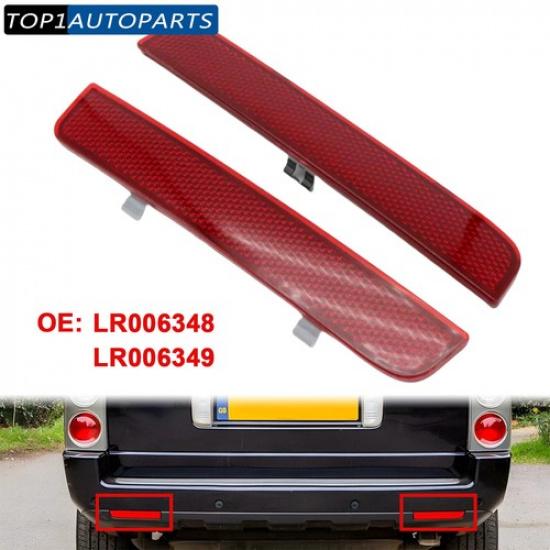 1Pair Rear Bumper Reflector For Land Rover Range Rover 2003-12 LR006348 LR006349