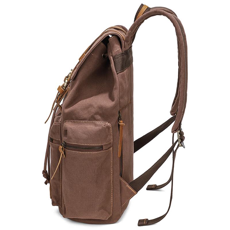 Vanaheimr KOOGER Retro Canvas Laptop Backpack