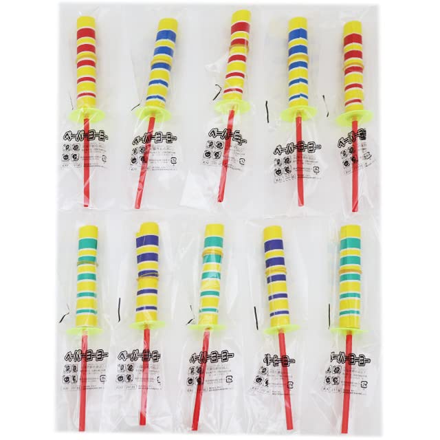 Paper Yo-Yo Paper Rolling Chameleon Sticks [Set of 10]