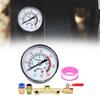 8pcs Air Compressor Component  Set with Strong  Pressure Gauge & Valves Air Pumps Fittings Set Ideal for Maintenance Needs