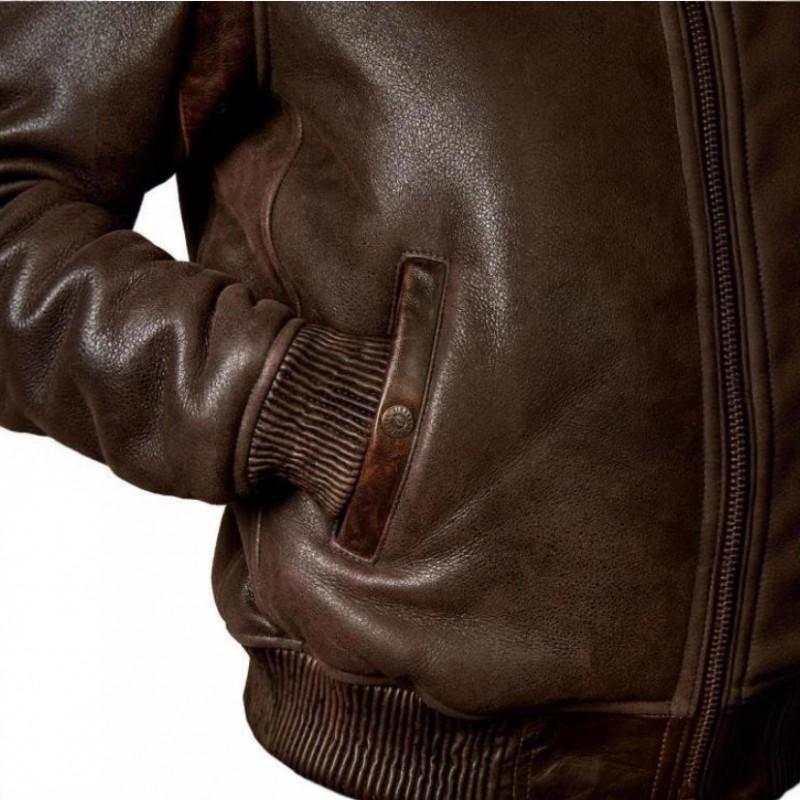 Herren Baumwolle Lässiger Mantel Uni Braun Slim Fit Reißverschluss Reißverschlusstaschen Ohne Gürtel Winterbekleidung