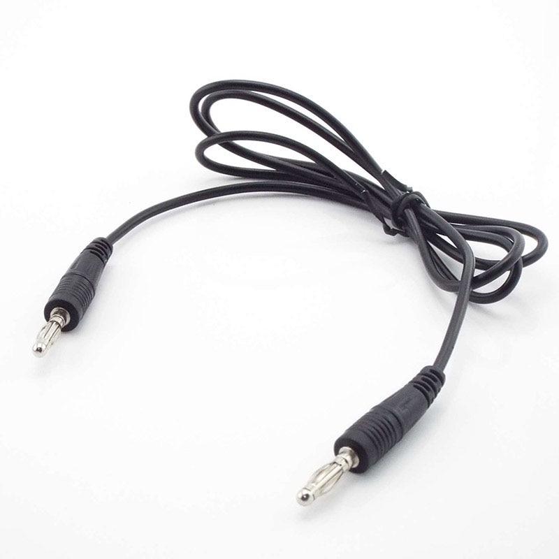 4mm Banana Plug To Banana Plug Dual End Test Lead Cord Cable for Multimeter Testing Wire Kit Conductive Metal