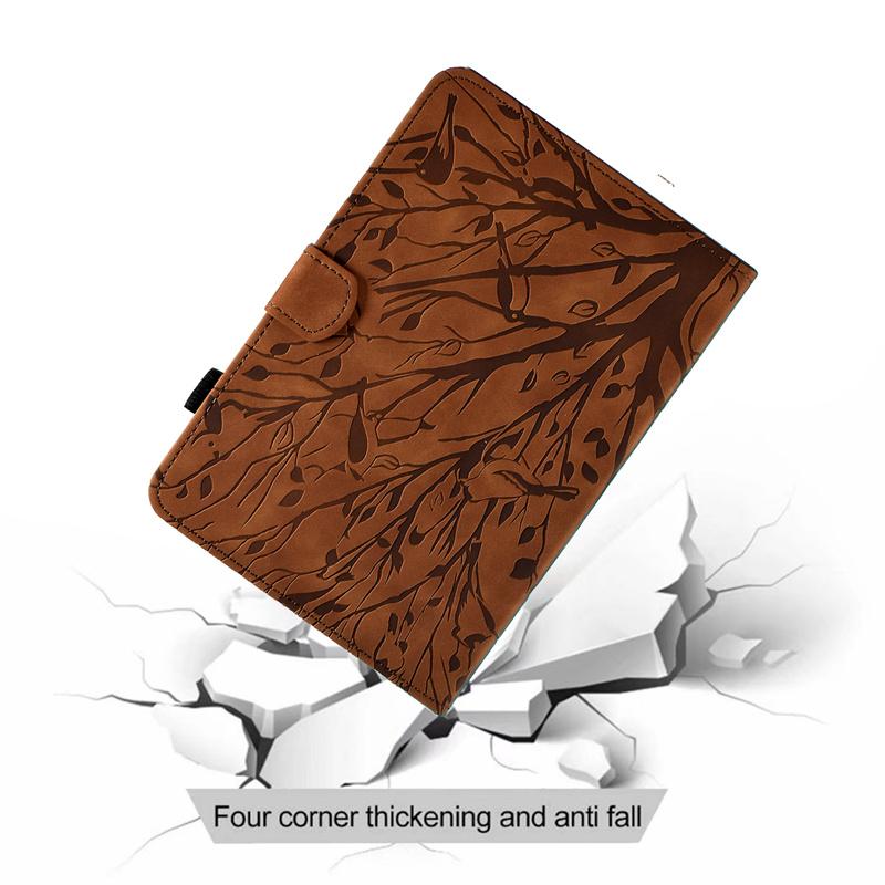 Coque for Samsung Tab A11 Plus Case SM X230 X235 Emboss Magnetic Wallet Stand Tablet Funda for Galaxy Tab A11 Plus Case 11 Inch