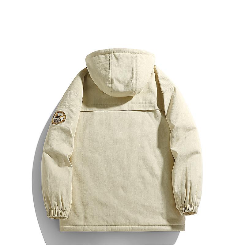 Ubrania bawełniane Męskie Zimowe Pogrubione Ciepłe Ubrania Bawełniane Modne Męskie Kurtki w Stylu Hong Kongu Moda dla Par Odzież Męska