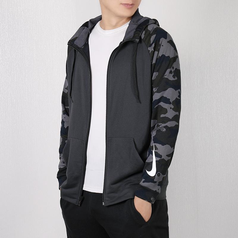 Nike Jackets Men's Gray Hooded Moderate Other AQ1139-060