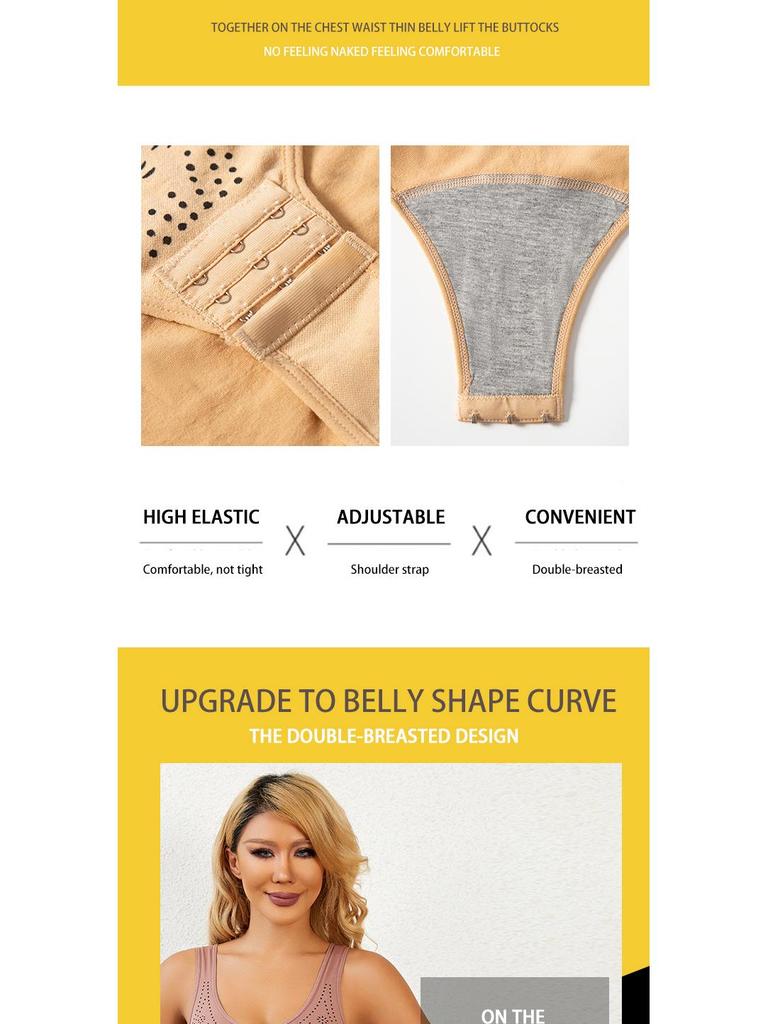 Enhanced Seamless Postpartum Bodysuit: 3.0 Shaping Slimming Body Shaper with Abdomen Control & Hip Lift for Women