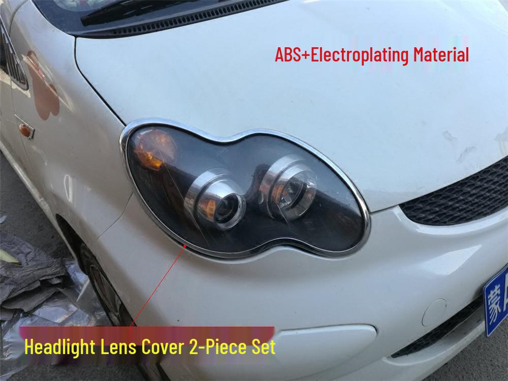 BYD F0 Rear Taillight Cover, Headlight Frame, Fuel Tank Cap, Front Fog Light Cover, and Decorative Frame Modifications.