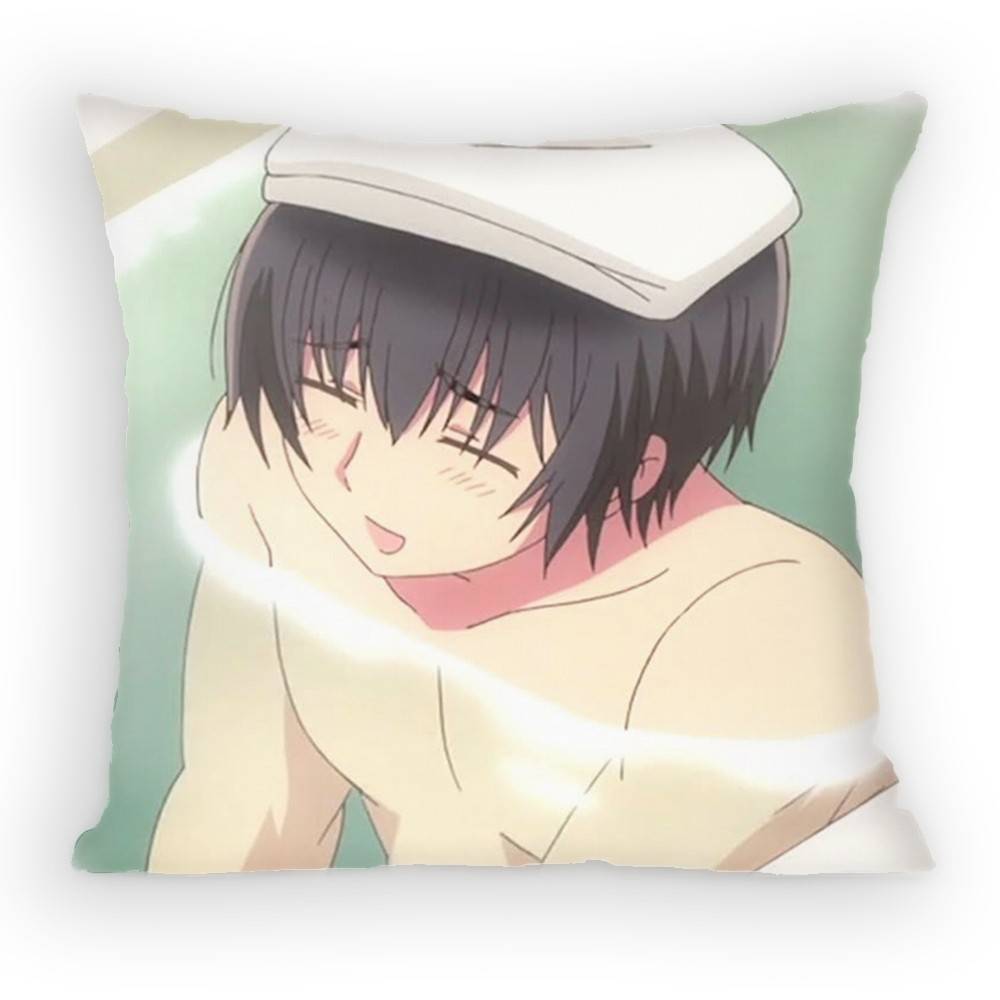 Anime Hetalia World Stars Honda Kiku Pillow Case Sofa Living Room Bedroom Headboard Backrest Cushion Square Cushion Nap Time