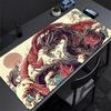 Traditional Dragon Wave Desk Mat Waterproof Nonslip Extended Mouse Pad