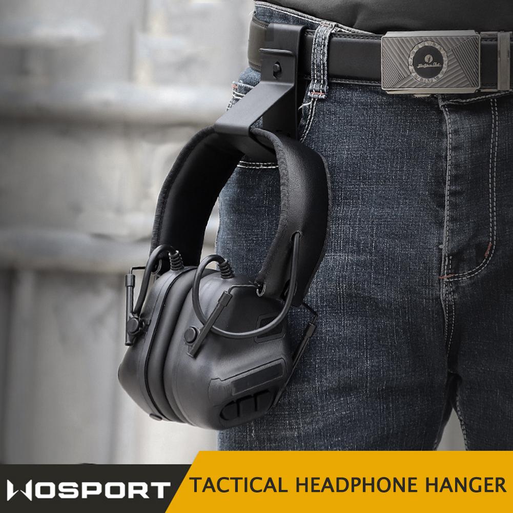 Molle Quick Release Clip Portable Headphone Hanger Nylon Waterproof Mobile Phone Bracket Protector for Outdoor Accessories