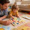Kinder Kinder, Holz Zahlen Buchstaben Geometrische Formen Puzzle, Handheld Brettspiel Für Englisches Frühes Lernen Lernspiel Spielzeug Puzzlespielzeug T7j2