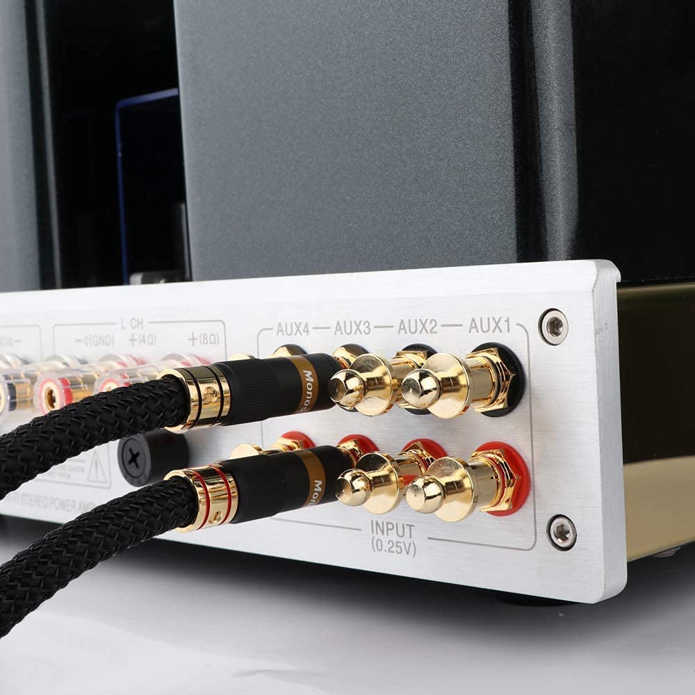 Ntcpefy 10pcs Gold Plated Plug Cap Short Circuit Socket, Phono Connector Shield Jack Socket Cover Cap