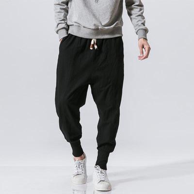 2024 pantaloni Casual primaverili uomo streetwear pantaloni da jogging in cotone Harajuku moda pantaloni da jogging Harem per uomo