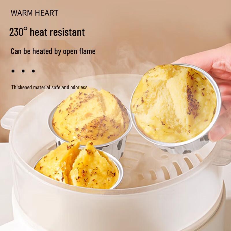 ChuWangYe Disposable Foil Baking Cups for Air Fryer