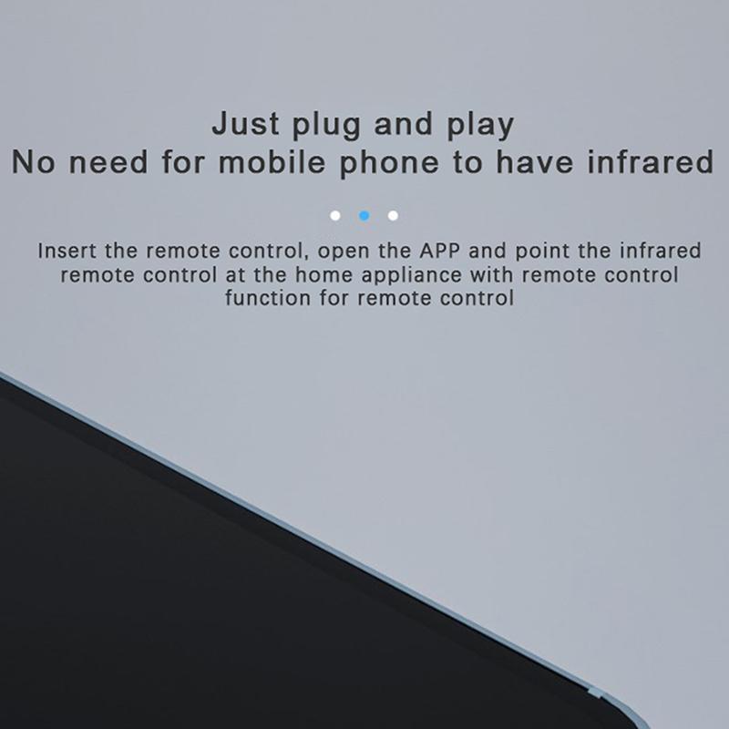 Type C Interface Smart App Control Mobile Phone Remote Control Wireless Infrared Appliances Adapter For Tv Tv Box