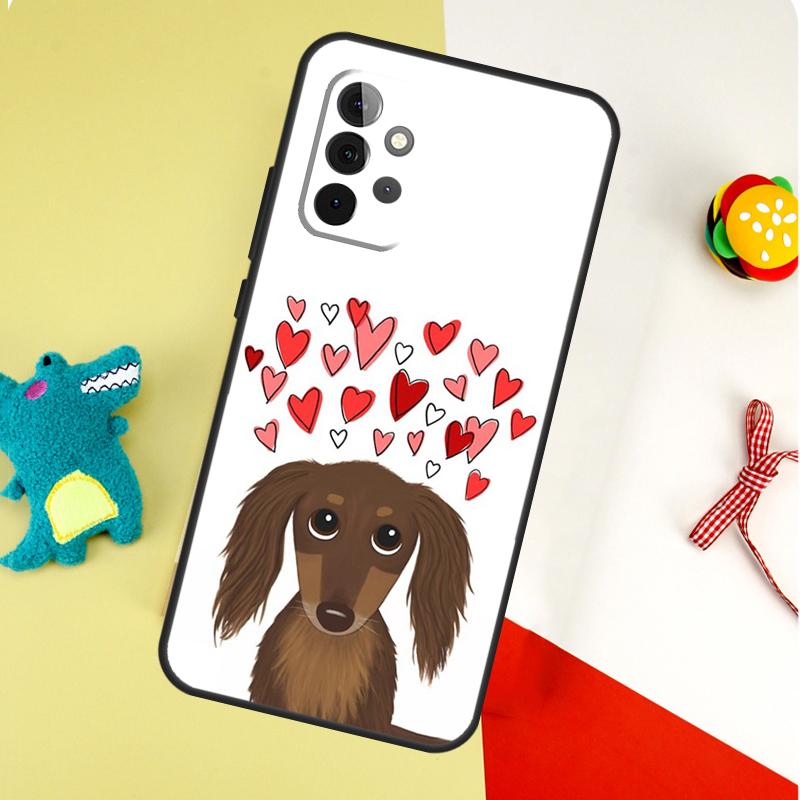 Dachshund Teckel Dackel Dog For Samsung Galaxy A53 A33 A13 A54 A34 A14 A55 A35 A15 A05 A06 A16 A22 A32 A52 Phone Case