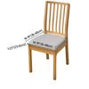 1/2/4/6pcs Jacquard Dining Chair Seat Covers Elastic Seat Slipcovers Removable Furniture Protector for Kitchen Hotel Banquet
