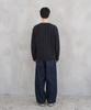HORLISUN Meadow Wide Rib Crewneck Knit Melange Charcoal