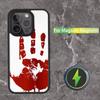 HALLOWEEN BLOODY SPLATTER Phone Case For iPhone 17,16,15,14,13,12,11,Pro,Max,Plus,Mini,SE Magsafe Magnetic Wireless Charging