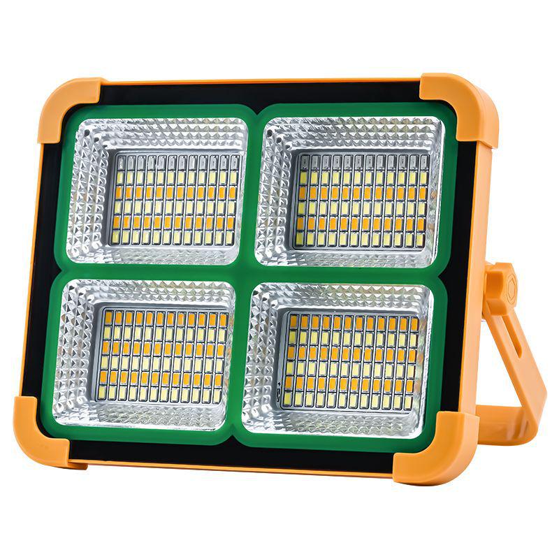 Portable Solar-Charging LED Light for Outdoor Stalls, Emergency Use, Power Outages, Night Markets, and Camping