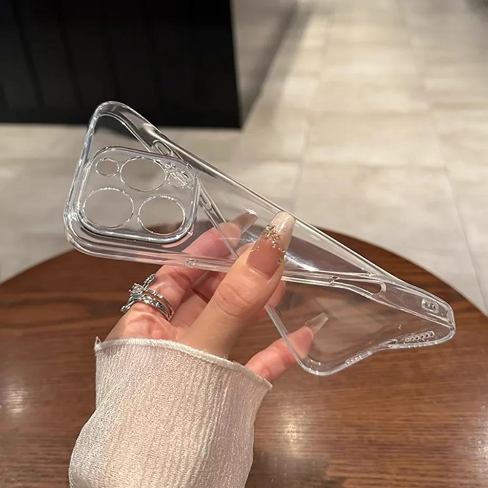 Sea Water  Ocean Turtle Clear Hard Phone Case For iPhone 17 16 15 14 13 12 11 Mini Pro Max Plus Transparent Cover
