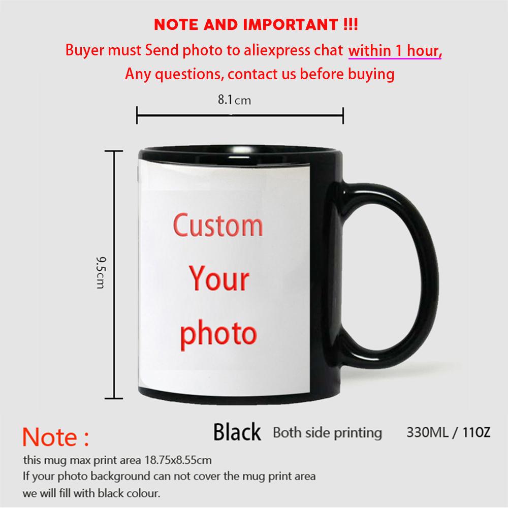 Personalized Photo Mug, Customize Family, Kids,Lovers,Logo, Text, Dog, Cat ,photos Mugs, Tea Milk Cup, Mother's Day Gift