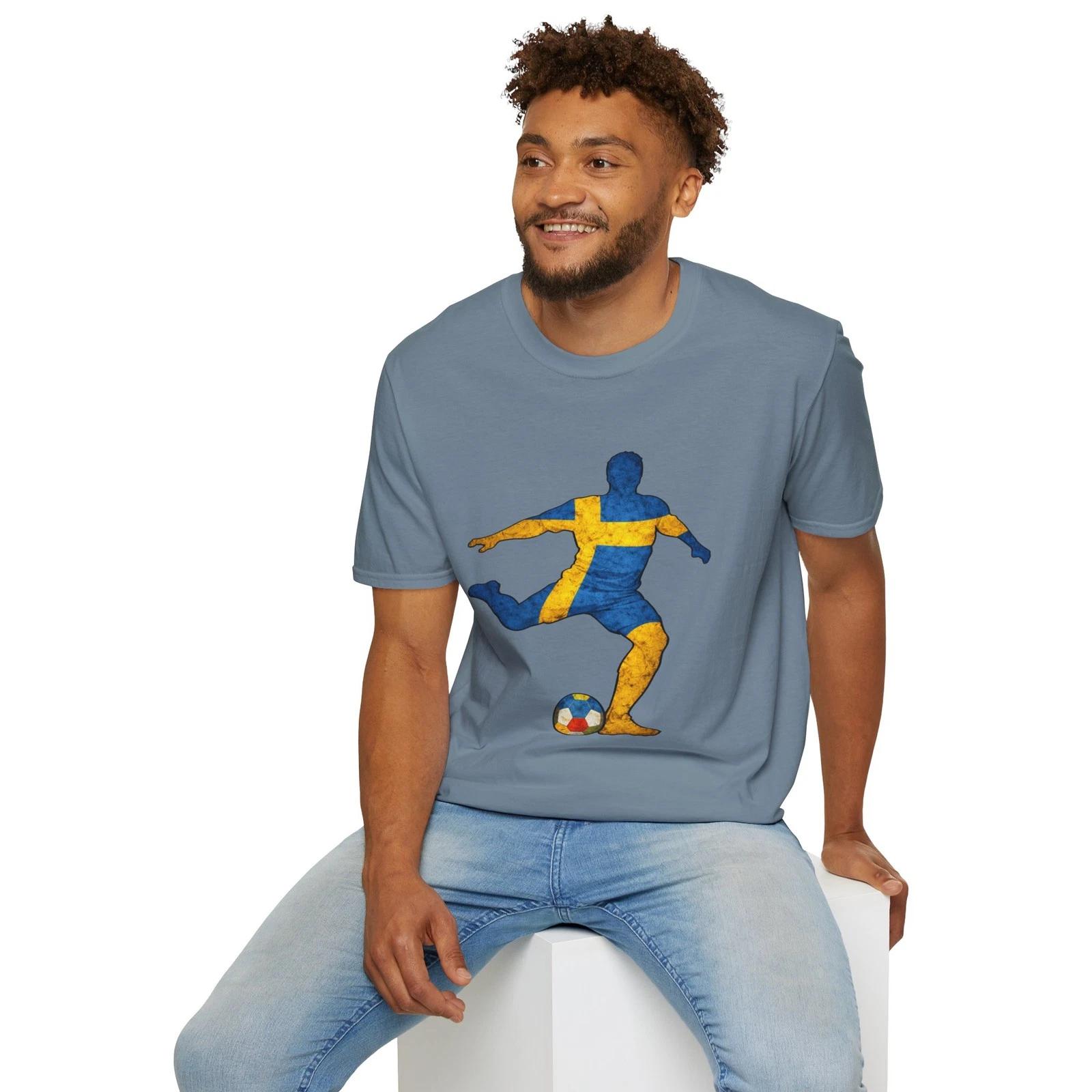 Swedish Soccer Player Children s Children s T  Children s T-shirt | Sweden Flag Football Tee 100