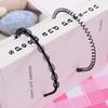 Spring Shape Thin Metal Hair Hoop Double Layer Men Hair Bands Elegnat Wave Shape Headband  Daily