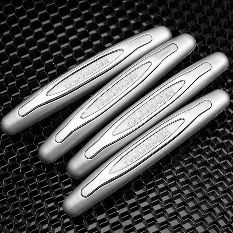 New New 4PCS Car Door Anti-collision Bumper Strip Guards Side Protector for Volkswagen GOLF 5 Tiguan Polo Golf 6 Golf 7 Jet