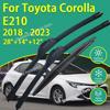 Front Rear Silicone Coating Wipers for Toyota Corolla E210 2018 - Hatch 28"+14"+12" Car Wiper Windshield Windscreen Blades