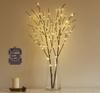 Hairui Zweig 100 80cm Ambient Lichterkette Nordisch Timer Wasserdicht Nicht Baum, LEDs, Zweige, Batteriebetrieben, Beleuchtung, Braun, Lichter, Stilvoll, Stil,