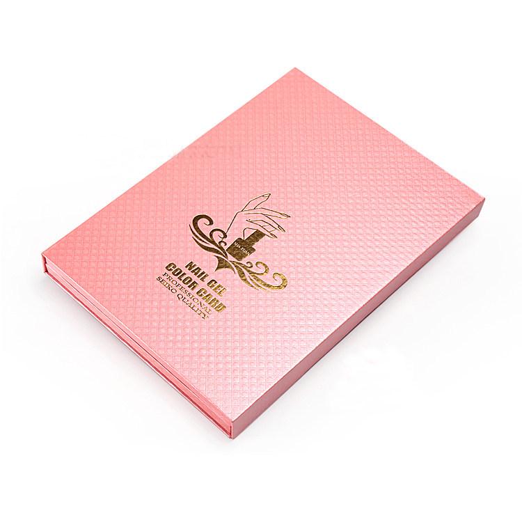 120-Color Gel Polish Display Book with Dustproof Embedded Design