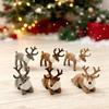 1 Stück Simulierte Tiere Sikahirsch Weihnachtsgeschenke Hirsch Elch Weihnachts Hirsch Dekorationen Plüschtier Weihnachts Rentier Ornament