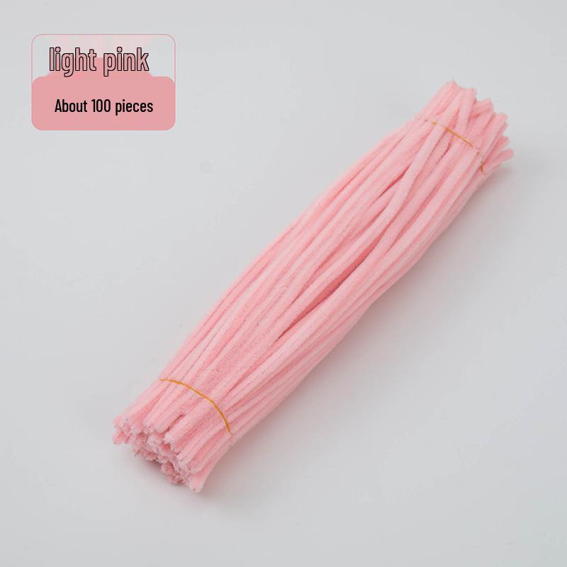 Chenille Stems [Zinc Art] Macaron Wool Strips for DIY Children's Toy and Bouquet Crafts.