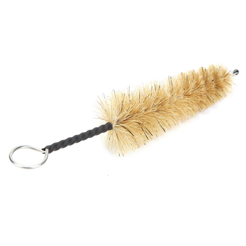 Mouthpiece Brush Long Shank Bristle Clean Scrub for Saxophone Wind Instrument Deashing Tool