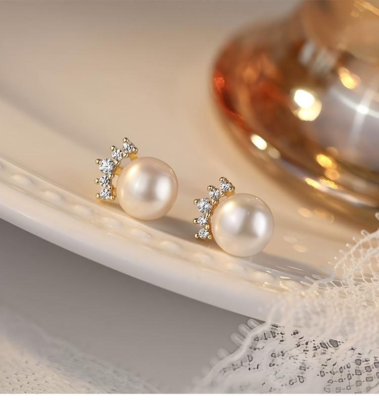 Small Crown Accessories Earrings