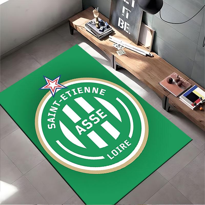 Saint-Etienne ASSE Logo Carpet suitable as a non-slip mat for the living room or bedroom sofa
