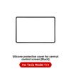 YZ For Tesla Model 3 Y Silicone Protective Trim Cover Central Control Navigation Screen Protector Frame Tesla Car Accessories