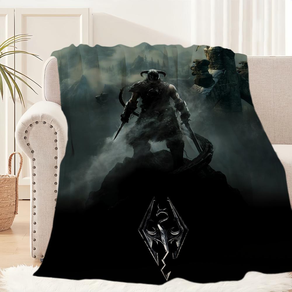 Spiel v S-skyrim-s Decke Plüsch E-elder-s Nickerchen Sofa Teppich für Wohnzimmer S-Scrolls Büro Schlafzimmer Geburtstag Zuhause Reise Kinder Geschenke