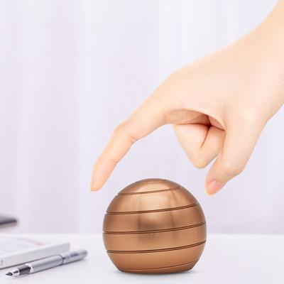 Jucărie Metalică Antistres de Birou pentru Adulți, Jucărie Decompresie, Spinner Cinetic Rotund, Cadou