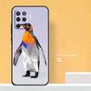 Cute Penguin Case For Oppo A40 A60 A80 A78 A98 A58 A38 A18 A54 A74 A94 A96 A76 A16 A15 A17 A57 A5 A6 Pro