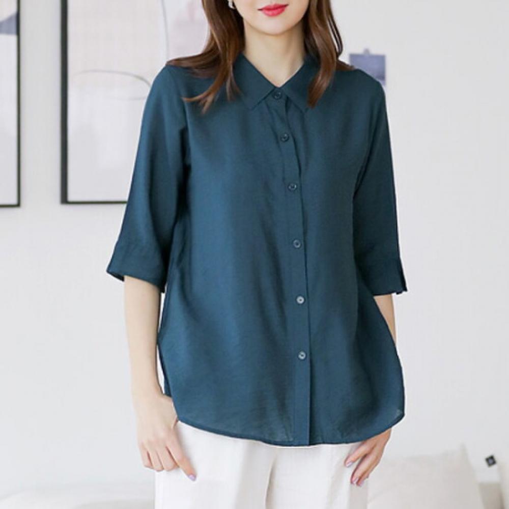 Dedra Linen Blouse Tbc3044