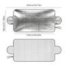 A Cover for Car Windshields in Winter to Prevent Snow, Frost, And Ice, As Well As a Sunshade for Summer That Protects Against Dust