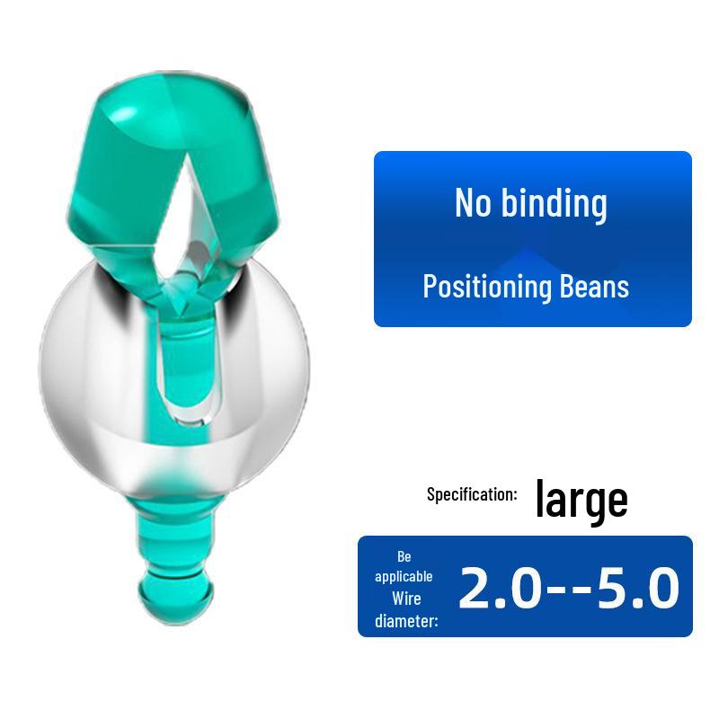 Quick-Release Detachable Fishing Float with Line Positioning and Sliding Self-Locking Bean