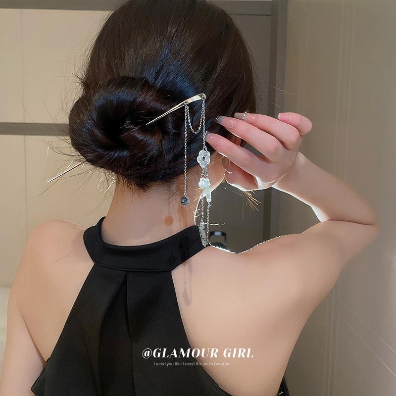 Haarstäbchen, Vintage-Stil, für Frauen und Mädchen, DIY, einfacher chinesischer Stil, Frisur-Design, Pferdeschwanz-Halter, Haarschmuck, Schmuck