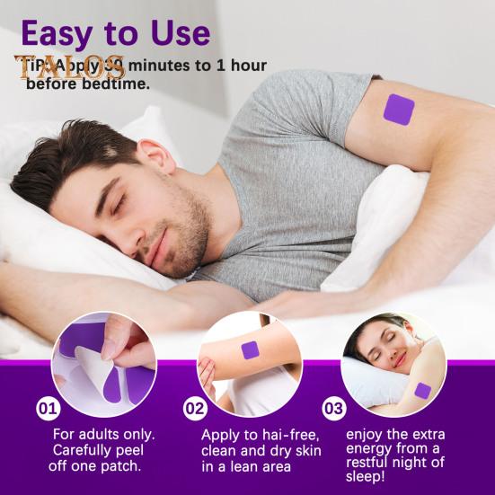 30/60Pcs Sleep Patches Natural Plants Fast Acting Sleep Aid Patches Portable Travel Men Women Body Fatigue Relief Deep Sleeping Stickers