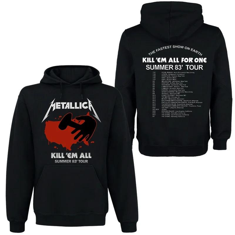 

METALLICA Гурт Рок Темний Вітер Худі Чоловічий Жіночий Вуличний Хіп-Хоп Верх Зручна Оверсайз Худі З Капюшоном Жіночий Чоловічий Одяг 4XL бежевий