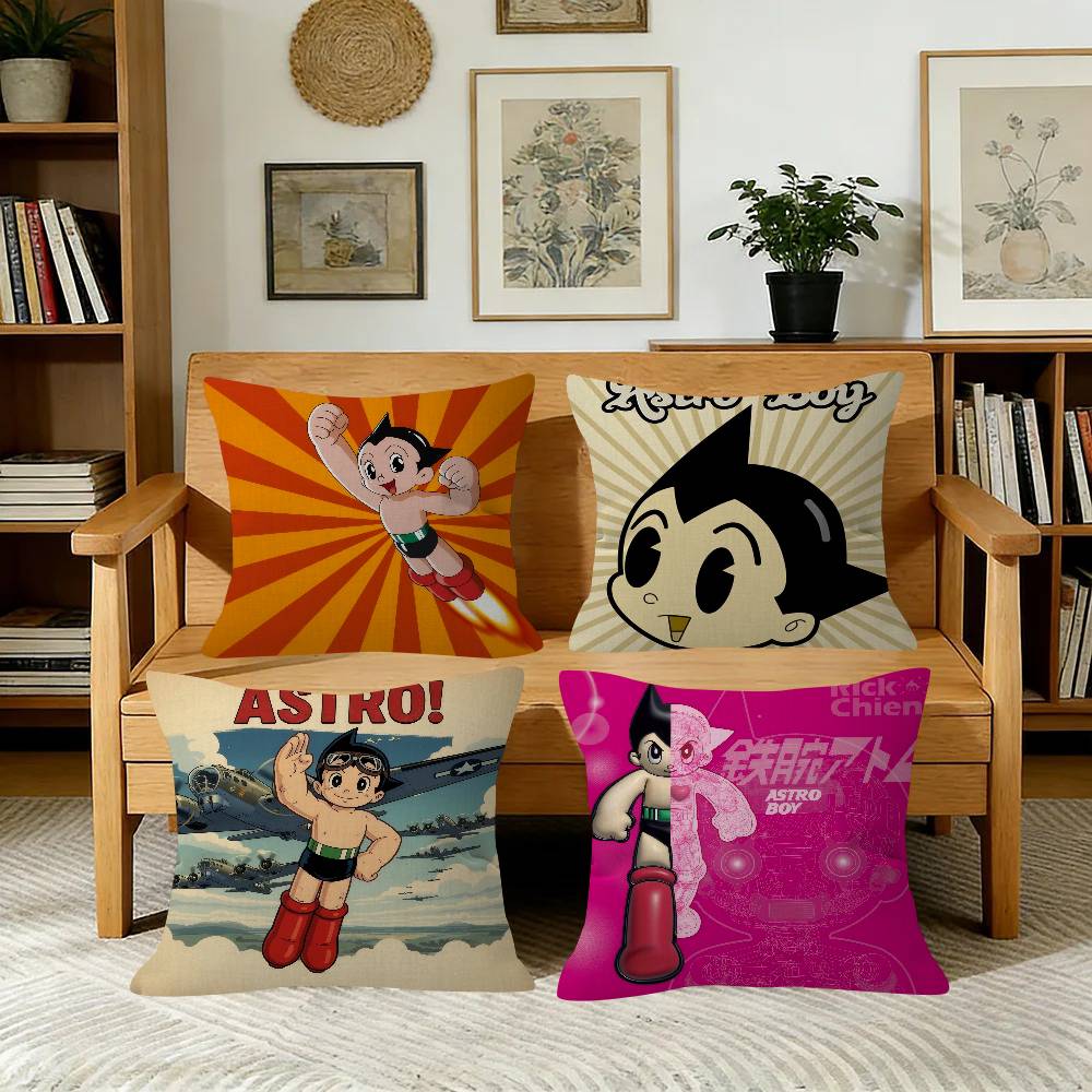 Cushion Personalized Picture Text Home Decorative Pillows Household Gifts 45X45Cm Popular Anime Astro Boy